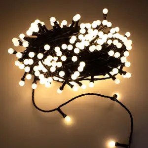 Comparateur de prix : Guirlande led extérieure avec 200 mini boules - 20 m - Éclairage déco ...