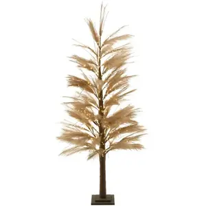 BELIANI Décoration extérieure led hauganes arbre  190 cm beige pas cher