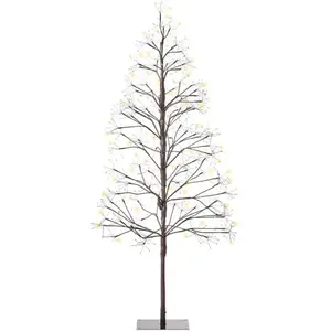 BELIANI Décoration extérieure led lonkari arbre 150 cm marron pas cher