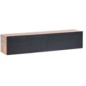 Beliani - Meuble tv Mural Minimaliste Etagère de Rangement Multimédia ... pas cher