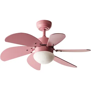 Comparateur de prix : Ventilateur De Plafond Avec Lampe Logar Rose
