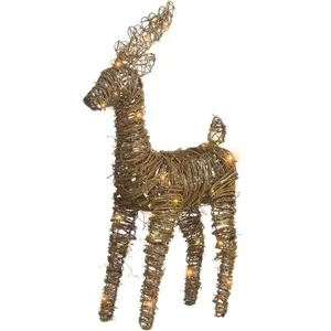 BELIANI Décoration  led grindavik renne 97 cm naturel pas cher