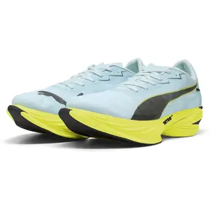 Chaussures Puma FAST-R NITRO Elite 3 Bleu Jaune SS26, Taille 42 - EUR