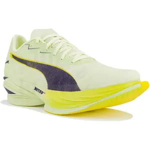 Chaussures Puma FAST-R NITRO Elite 3 Jaune Noir SS26, Taille 43 - EUR pas cher