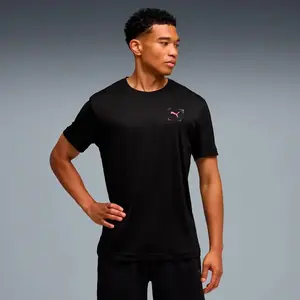 Puma Run Illustration Graphic Maillot de course Hommes-noir, Taille XL