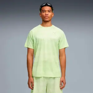 Puma Velocity AOP Maillot de course Hommes-vert, Taille XXL pas cher