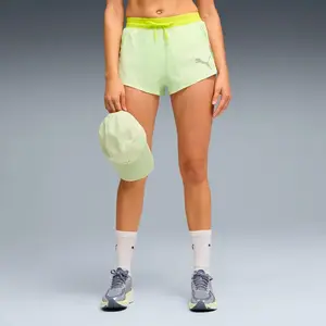 Puma Lightspeed Ultraweave 2in Short de running Femmes-vert, Taille S pas cher