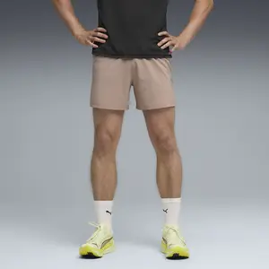 Puma Dreamrun DryCell 5in Short de running Hommes-marron, Taille XXL pas cher