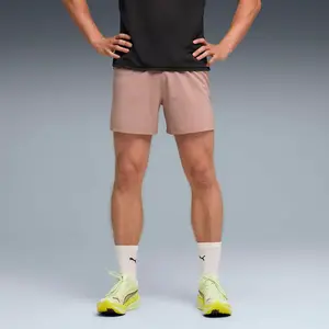 Comparateur de prix : Puma Dreamrun DryCell 5in Short de running Hommes-marron, Taille S
