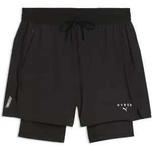 Short 2-en-1 DRYELITE PUMA x HYROX Homme, Accessoires, Noir, XL pas cher