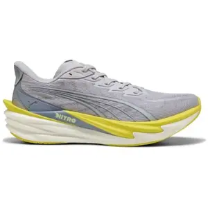Chaussures Puma Deviate NITRO 4 Gris Jaune SS26, Taille 44 - EUR pas cher