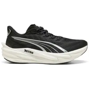 Puma - Deviate Nitro 4 - Chaussures running femme PUMA Black-PUMA White-PUMA Silver - 37 pas cher