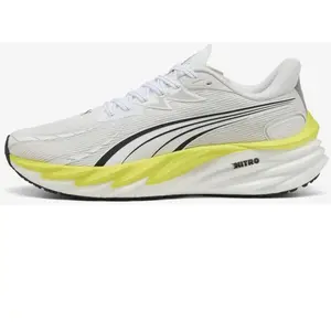 Chaussures Puma Velocity NITRO 4 Blanc Jaune SS26, Taille 45 - EUR pas cher