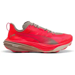 Puma - Deviate Nitro Elite Trail - Chaussures trail homme Ultra Red-Mouse Gray - 45 pas cher