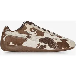 PUMA Sneakers Speedcat Cow Print Femme, Chaussures, Marron, 36 pas cher