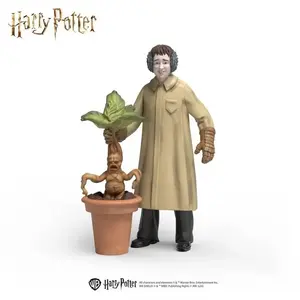 Schleich Harry Potter | Neville avec Mandragore 14946 | 15 x 8 x 18 cm pas cher