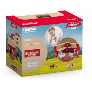 schleich Ferme en bois Rétro pas cher
