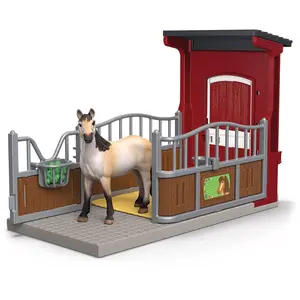 Comparateur de prix : Coffret Box avec Jument Mustang, SCHLEICH 42724 Farm World, Des 4 ans