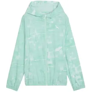 Comparateur de prix : Veste à capuche Puma Run Velocity AOP bleu turquoise femme - S