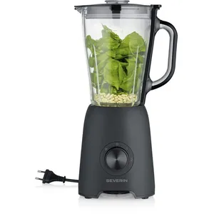 Blender Severin SM 3722 600 W 1,5 L 2 vitesses Turbo/Pulse Noir - Neuf