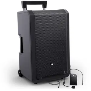 LD Systems ANNY 12 BPH B6 haut-parleur portable 12 pouces avec mixer +... pas cher