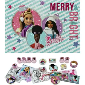 BABI8027 - Undercover - Calendrier de l'Avent Barbie pour enfants pas cher