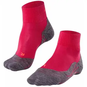 Falke - Women's Falke TK5 Short - Chaussettes de randonnée taille 37-38, rouge pas cher