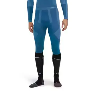 Falke Warm Long Collant tight Hommes - bleu gris, Taille XL pas cher