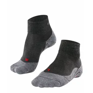 Chaussettes courtes - Falke - TK5 - Gris foncé - 37/38 - Rembourrage léger pas cher
