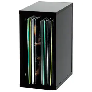 Glorious Record Boîte pour disques LP Black pas cher