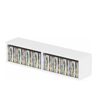 GLORIOUS CD BOX 90 WHITE - Casier Rangement 90 CD