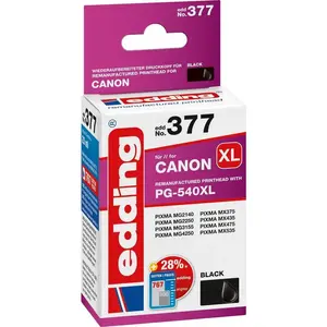 Edding Inktcartridge vervangt Canon PG-540XL Compatibel Single Zwart E...