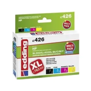 Comparateur de prix : Edding ink remplace hp 932xl, 933xl compatible pack bundle n 18-426
