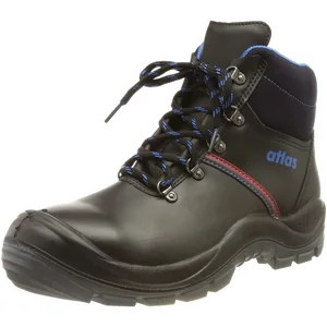 Atlas Homme 4900s344 Bottes anatomiques BAU 500 S3 W.10-Taille 44, Noir pas cher