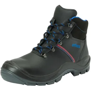 Atlas Homme 4912s340 Bottes anatomiques BAU 500 S3 W.12-Taille 40, Noir pas cher