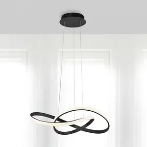 Comparateur de prix : Just Light Lampe suspendue LED design noir H 120 cm