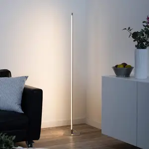 Comparateur de prix : JUST LIGHT. Lampadaire LED Bella, droit, pied angulaire, acier