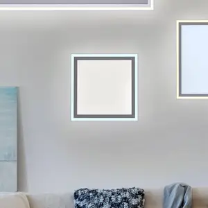 LeuchtenDirekt JUST LIGHT. Plafonnier LED Edging, tunable white, 31x31 cm