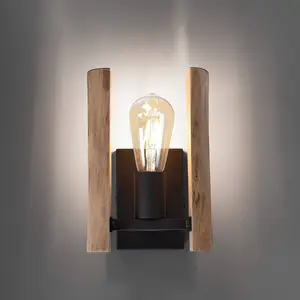 JUST LIGHT. Applique Log en bois pas cher