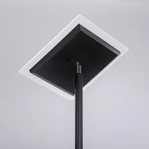 Comparateur de prix : JUST LIGHT. Lampe sur pied LED Hans avec lampe de lecture, angulaire, noir