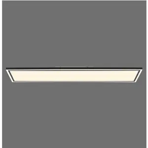 Spring Plafonnier semi-encastré LED intégré Edging-Sma, noir, 1 LED 54... pas cher