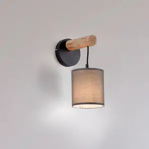 JUST LIGHT. Applique murale Green Tribu avec abat-jour papier pas cher