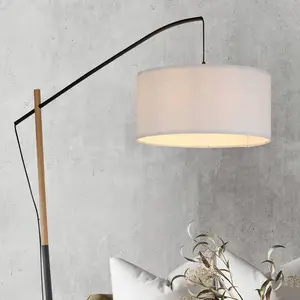 JUST LIGHT. Lampe sur pied Green Sofie avec abat-jour papier pas cher