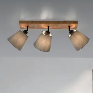 JUST LIGHT. Spot pour plafond Green Michel, à 3 lampes pas cher