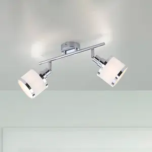 JUST LIGHT. Spot pour plafond Accor, à 2 lampes pas cher