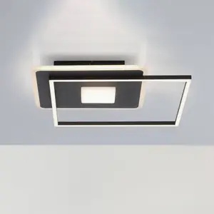 JUST LIGHT. Plafonnier LED Domino avec variation Switchmo pas cher