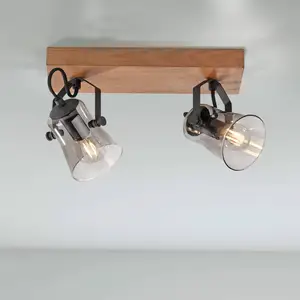 JUST LIGHT. Spot pour plafond Green Langström, à 2 lampes pas cher
