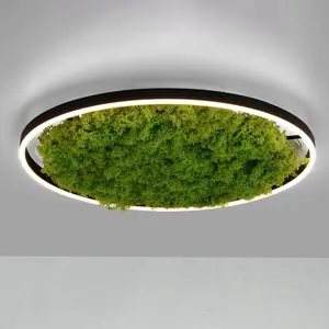 Comparateur de prix : JUST LIGHT. Plafonnier LED Green Ritus, mousse à intensité variable Ø58,5cm