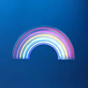 JUST LIGHT. Applique murale LED Neon Rainbow, USB