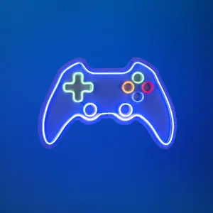 JUST LIGHT. Applique murale LED Neon Gamer, USB